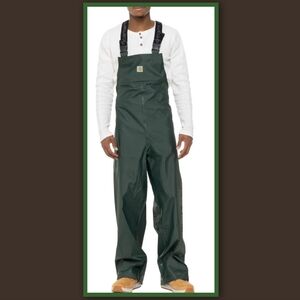 CARHARTT  LIGHTWEIGHT RAINSTORM BIB OVERALLS.